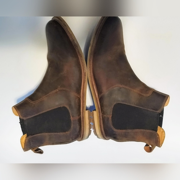 Clarks Chelsea Boot, Beeswax Leather, Brown, Size 12M - Picture 6 of 12